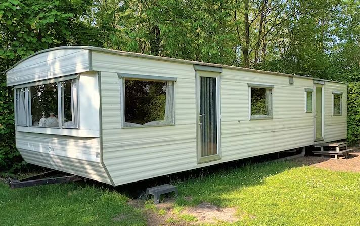 Stacaravan 6 personen christelijke camping De Beukenhof Drenthe