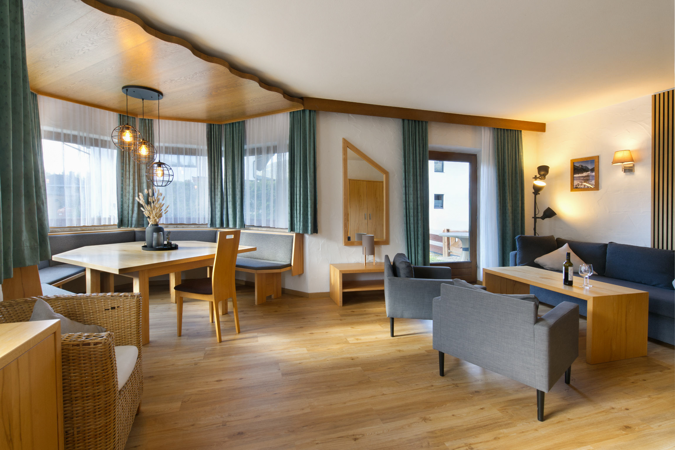 Appartementenhuis Ostbacher Stern in Tirol Oostenrijk (Woning type C) 2-4 pers met 1 slaapkamer met douche of ligbad