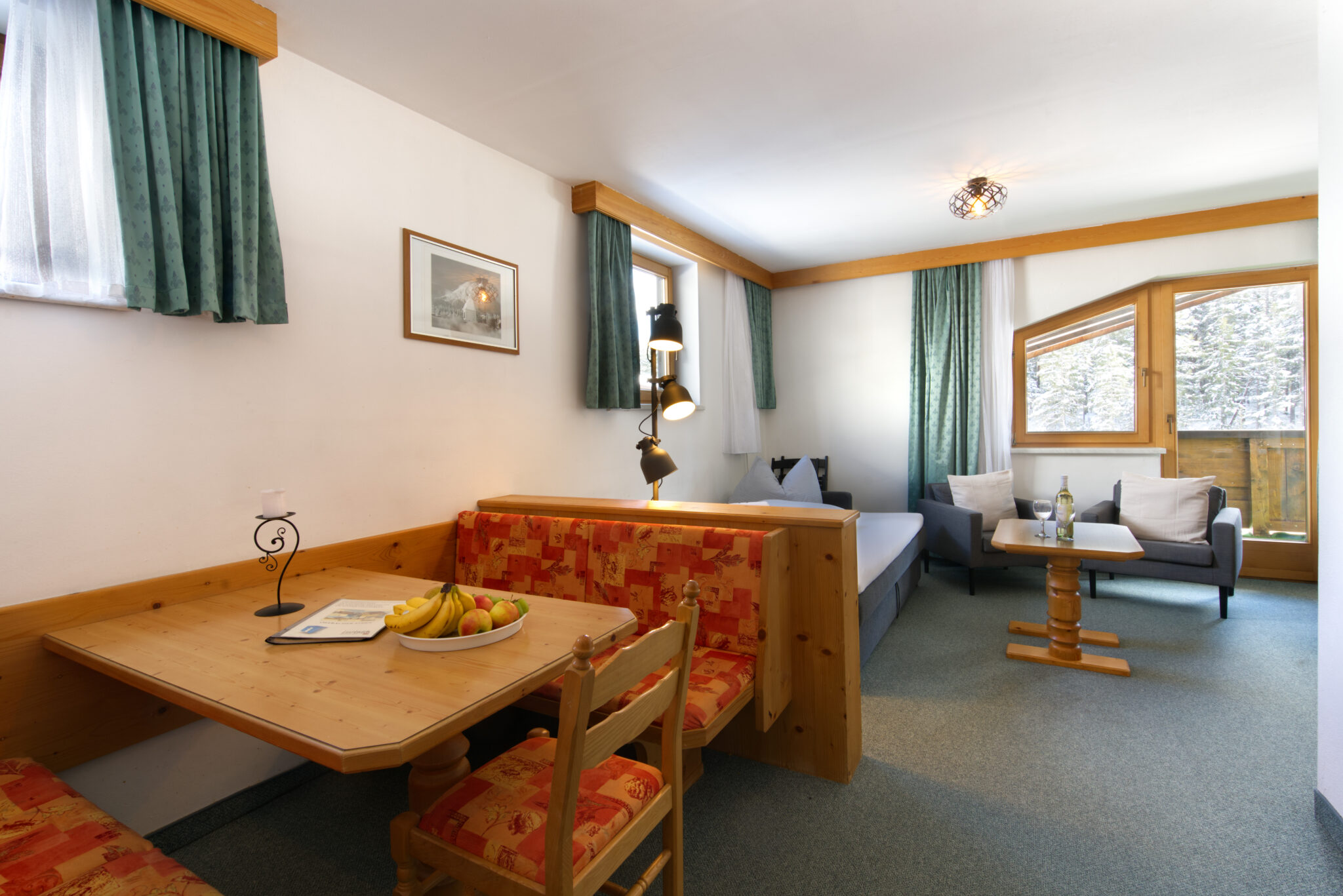 Appartementenhuis Ostbacher Stern in Tirol Oostenrijk (Woning type D)  met 2 slaapkamers douche/bad
