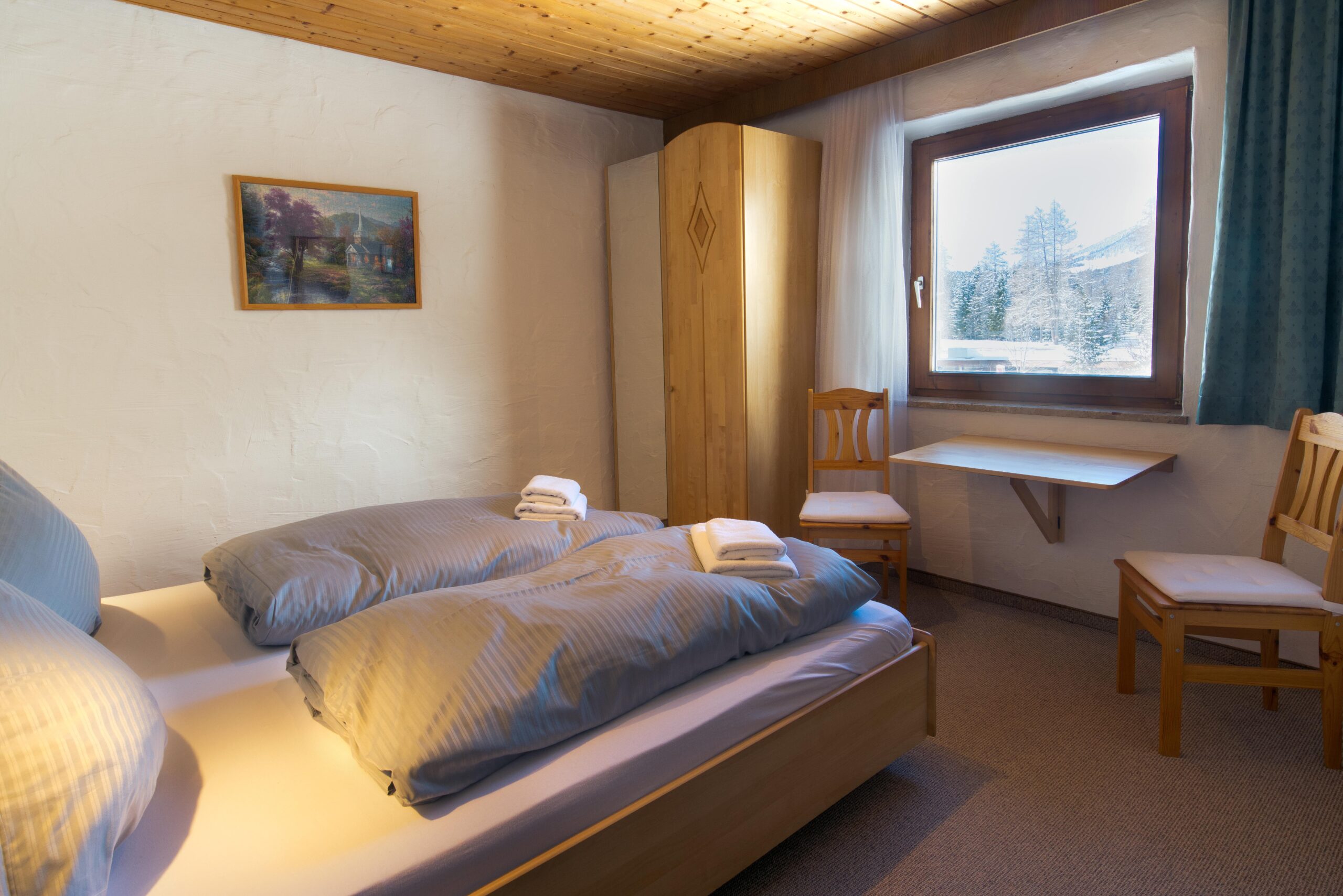 Appartementenhuis Ostbacher Stern in Tirol Oostenrijk (Slaapkamer type E) met 1 slaapkamer met douche.