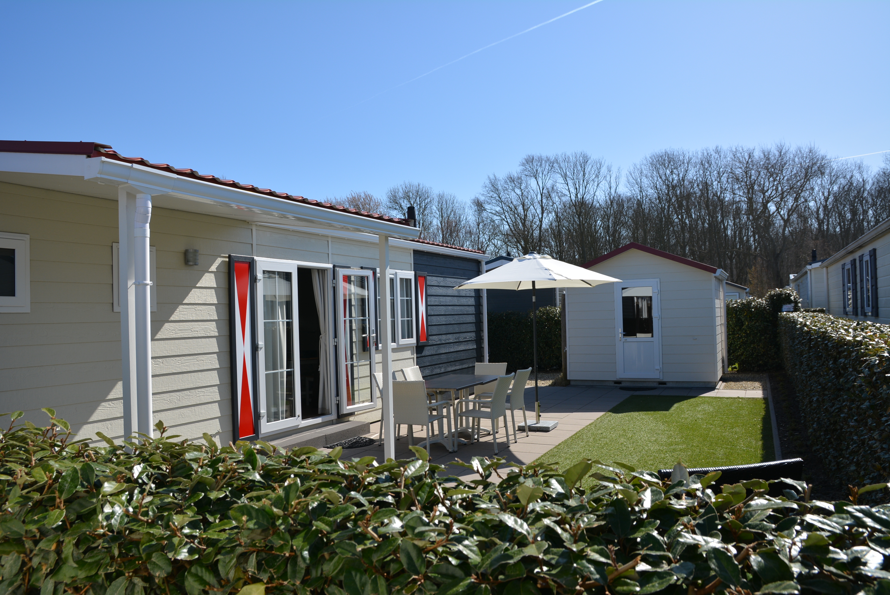 Zeeuws chalet achter de duinen bij Zoutelande, 4-6 personen