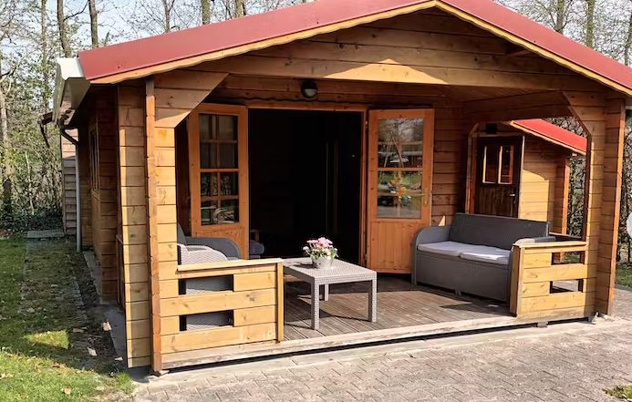 Nieuw aanbod blokhut voor 2 personen op de christelijke camping De Beukenhof Drenthe